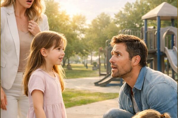 “Say That Again,” the CEO Whispered—After Her Silent Daughter Spoke to a Stranger Dad