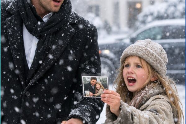 “Why Do You Have a Photo of Me?” the Billionaire Asked the Freezing Little Girl — Then She Whispered the One Truth That Destroyed His Perfect Life